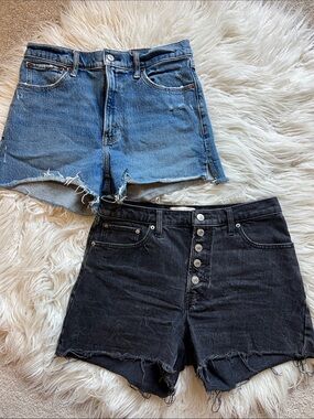 Abercrombie & Fitch High-Rise 4" Short Bundle (2 pairs)
